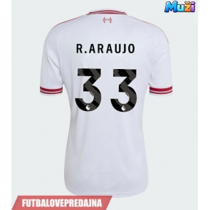 Lacne Muži Futbalové dres Liverpool Ronald Araujo #33 2026-27 Krátky Rukáv - Preč